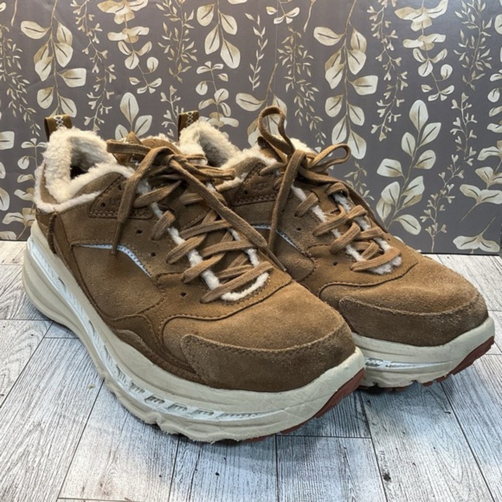 UGG Men's Spill Seam Chestnut Suede Shoes - Size 10 (1114150) Sherpa Tan Sneaker